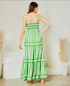 ARABELLA MIDI DRESS- GREEN