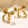 BOW STUD EARRINGS