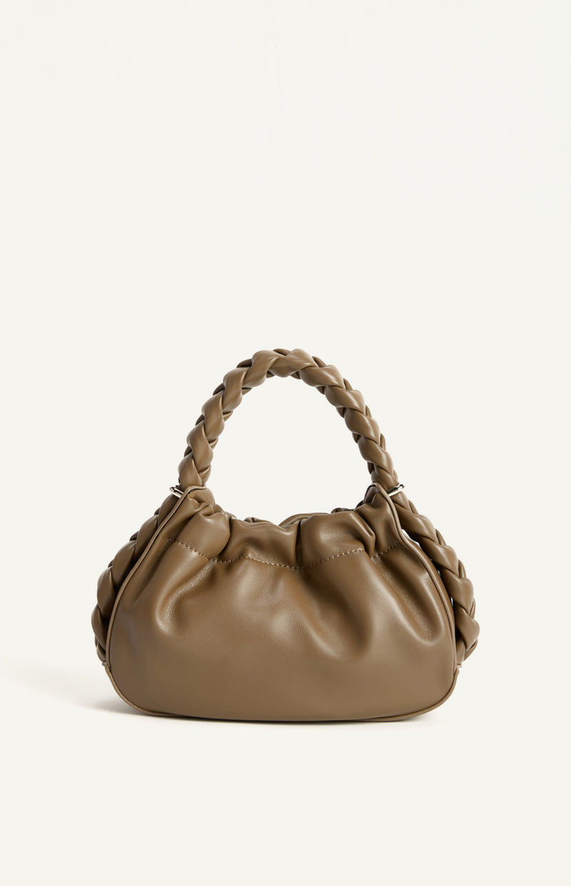 FIFI HANDLE BAG- BROWN