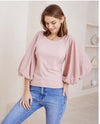 AMETHYST TOP- DUSTY PINK