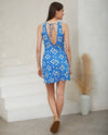 Agatha Short Dress/ Exclusive Blue Print