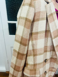 BETTINA COAT- BEIGE CHECK