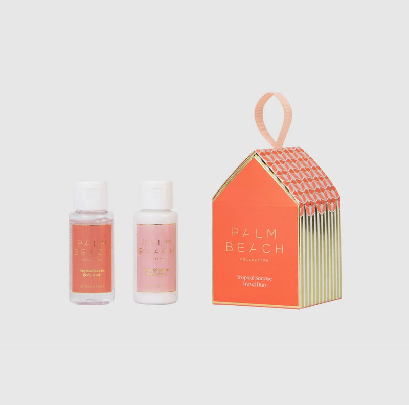 TROPICAL SUNRISE GINGERBREAD HOUSE TRAVEL DUO