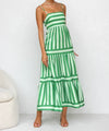 ARABELLA MIDI DRESS- GREEN