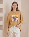 FORGET-ME-NOT TEE- MUSTARD