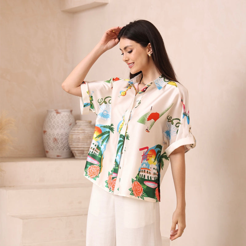 PARADISE BUTTON-UP SHIRT