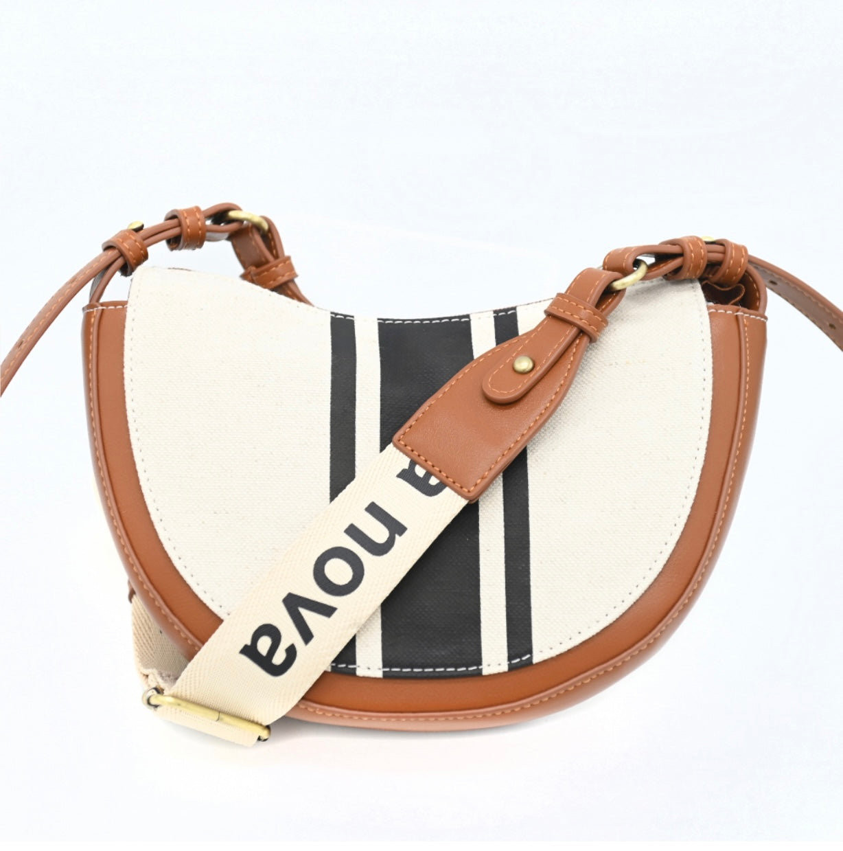 ANNA NOVA SATCHEL- BROWN
