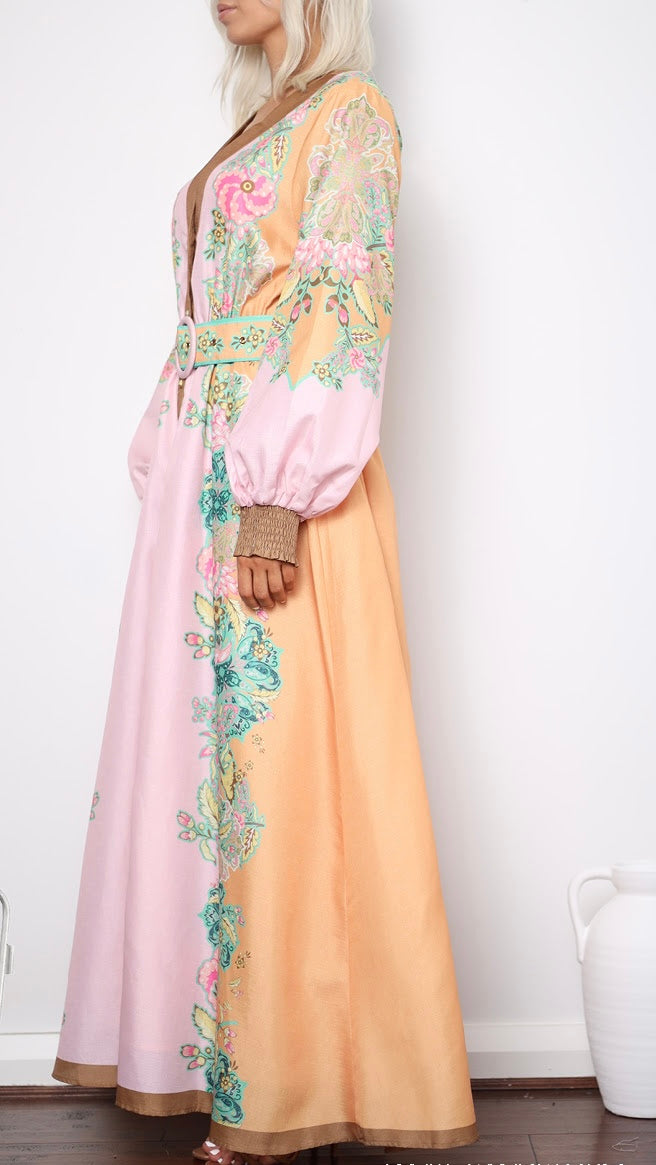 GIA MAXI DRESS- PINK