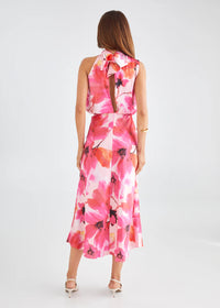 REECE MAXI DRESS- RASPBERRY FLORAL