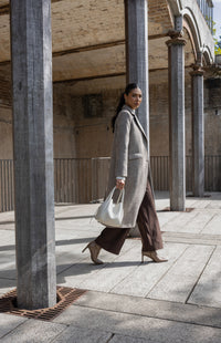 NAOMI HANDLE BAG- IVORY