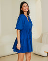 EMMA MINI DRESS- ROYAL BLUE