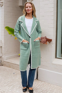 EVIE COATIGAN- SAGE