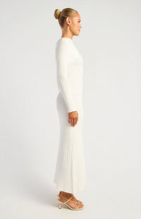 THE SERAPHINE GOLD RING CUT OUT DRESS