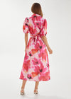 GEORGINA MAXI DRESS- RASPBERRY FLORAL