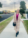 BETTINA COAT- BEIGE CHECK