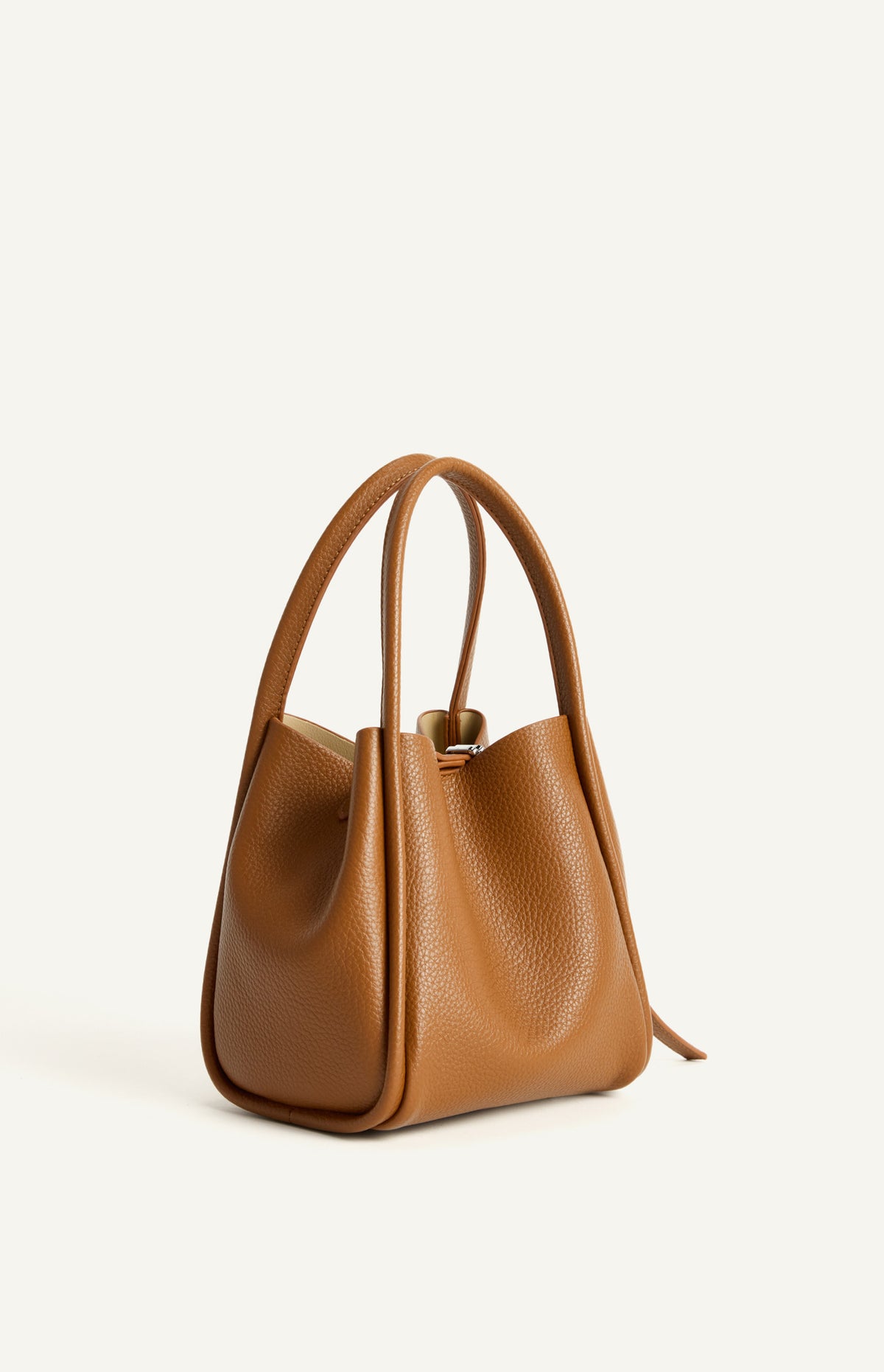 NAOMI HANDLE BAG- CARAMEL