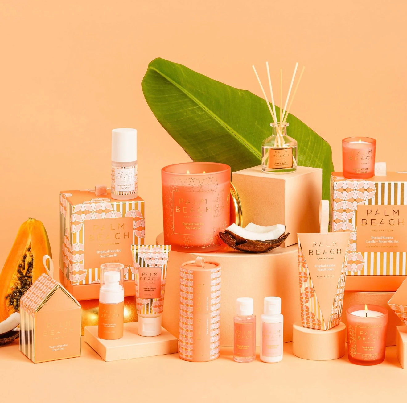 TROPICAL SUNRISE GINGERBREAD HOUSE TRAVEL DUO