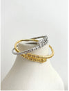 SEREN DIAMANTÉ 18K GOLD PLATED BANGLE