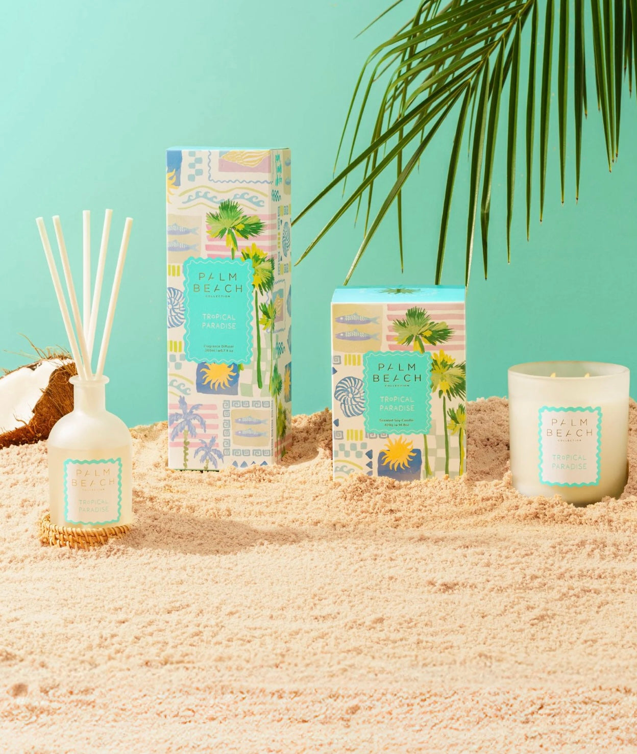 TROPICAL PARADISE
SCENTED CANDLE 420G