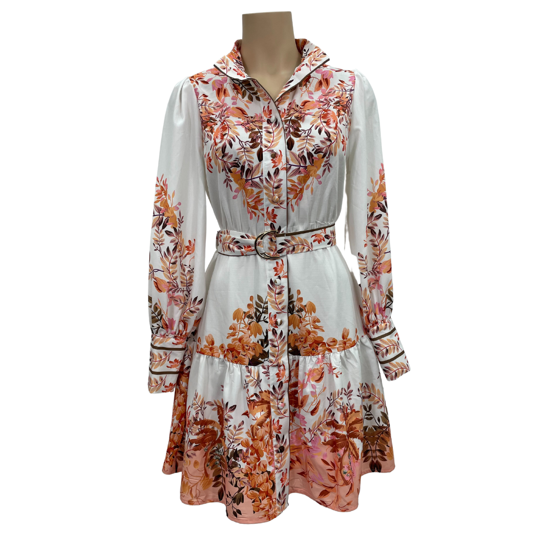 FLORENCE DRESS- WHITE FLORAL