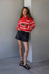 BERKLEY SWEATER- SCARLET RED
