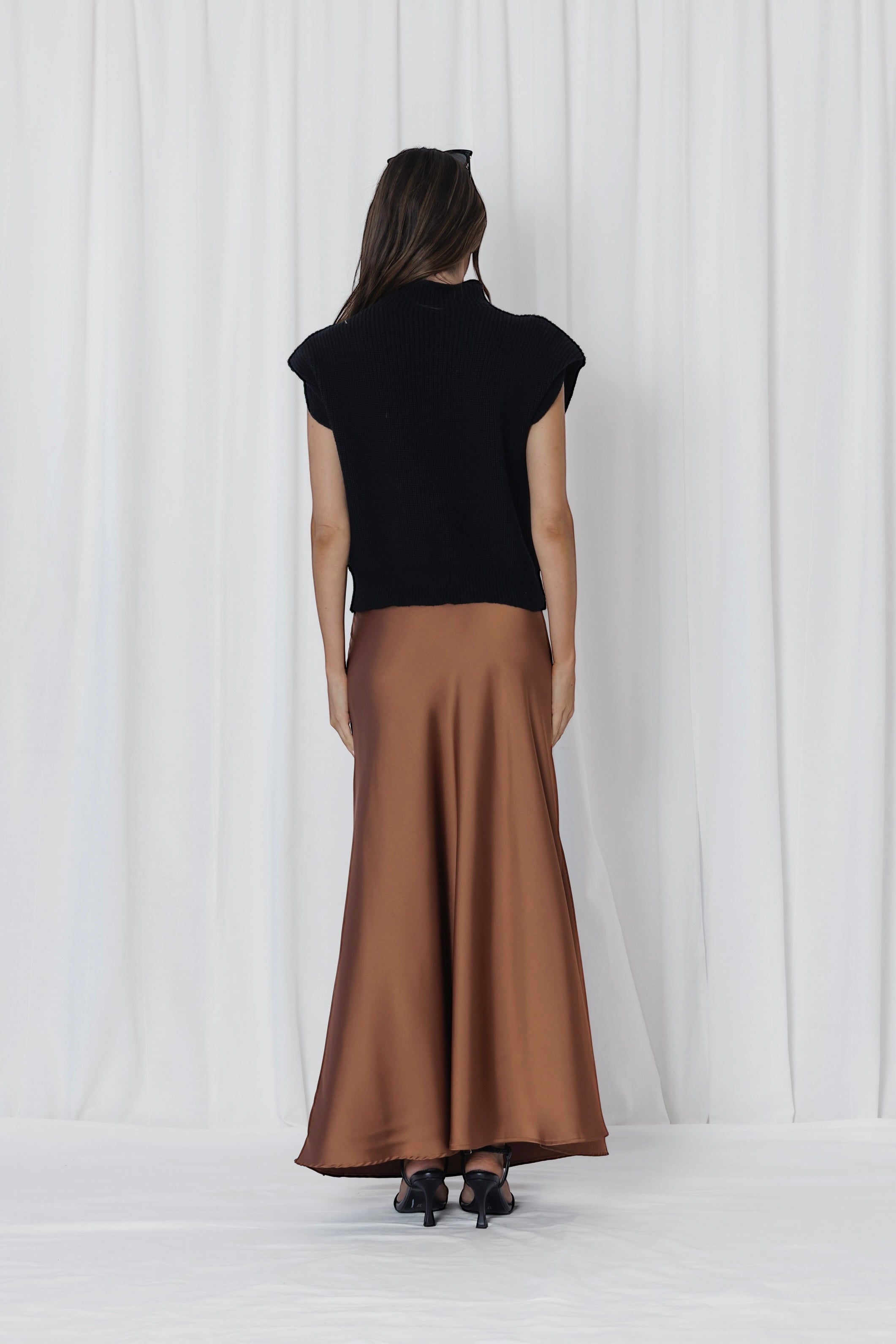 ELLE SKIRT- RUSSET