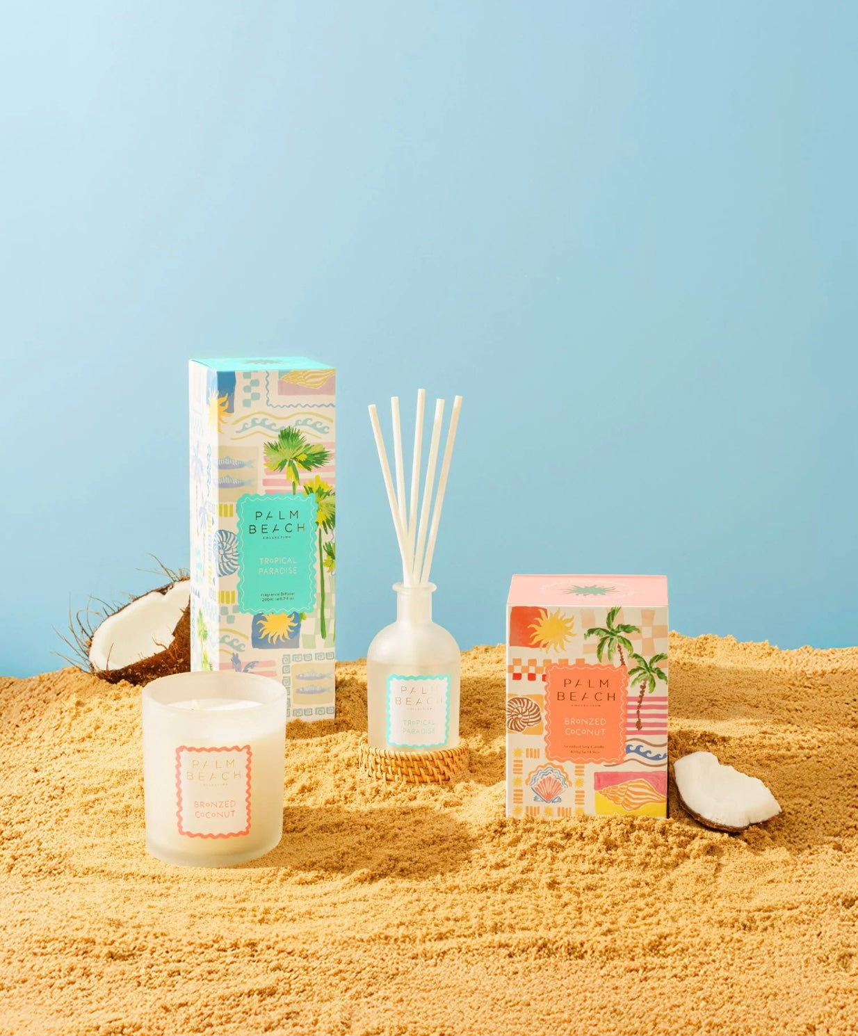 BRONZED COCONUT
SCENTED CANDLE 420G