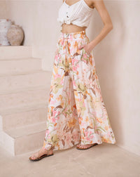 ALTHEA WIDE LEG FLORAL PANT