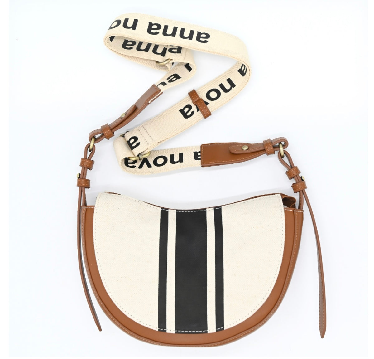 ANNA NOVA SATCHEL- BROWN