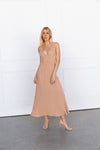 TILLY KNIT MAXI DRESS- BEIGE