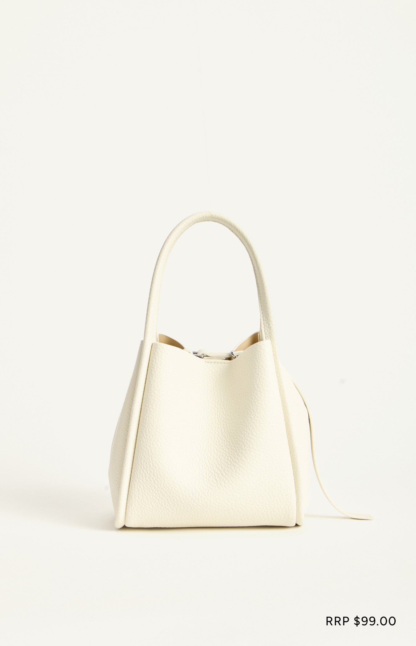 NAOMI HANDLE BAG- IVORY