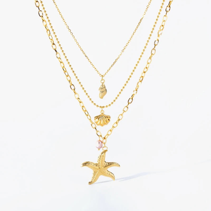 AMPHITRITE NECKLACE- GOLD