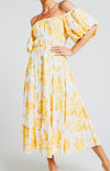 PALOMA MAXI DRESS- YELLOW FLORAL