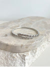 SEREN DIAMANTÉ STERLING SILVER PLATED BANGLE