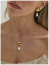 LIORA PEARL 18K GOLD PLATED NECKLACE