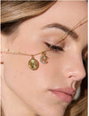 GALA 18K GOLD PLATED CHARM NECKLACE