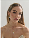 LIORA PEARL 18K GOLD PLATED NECKLACE