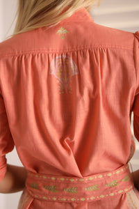 MIA MILANI ACACIÂ CANTELOPE- MIDI DRESS