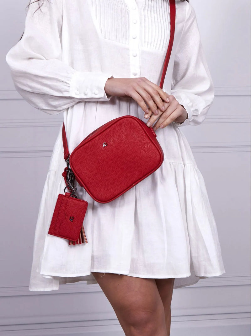 AG47 MILA CROSSBODY BAG- RED