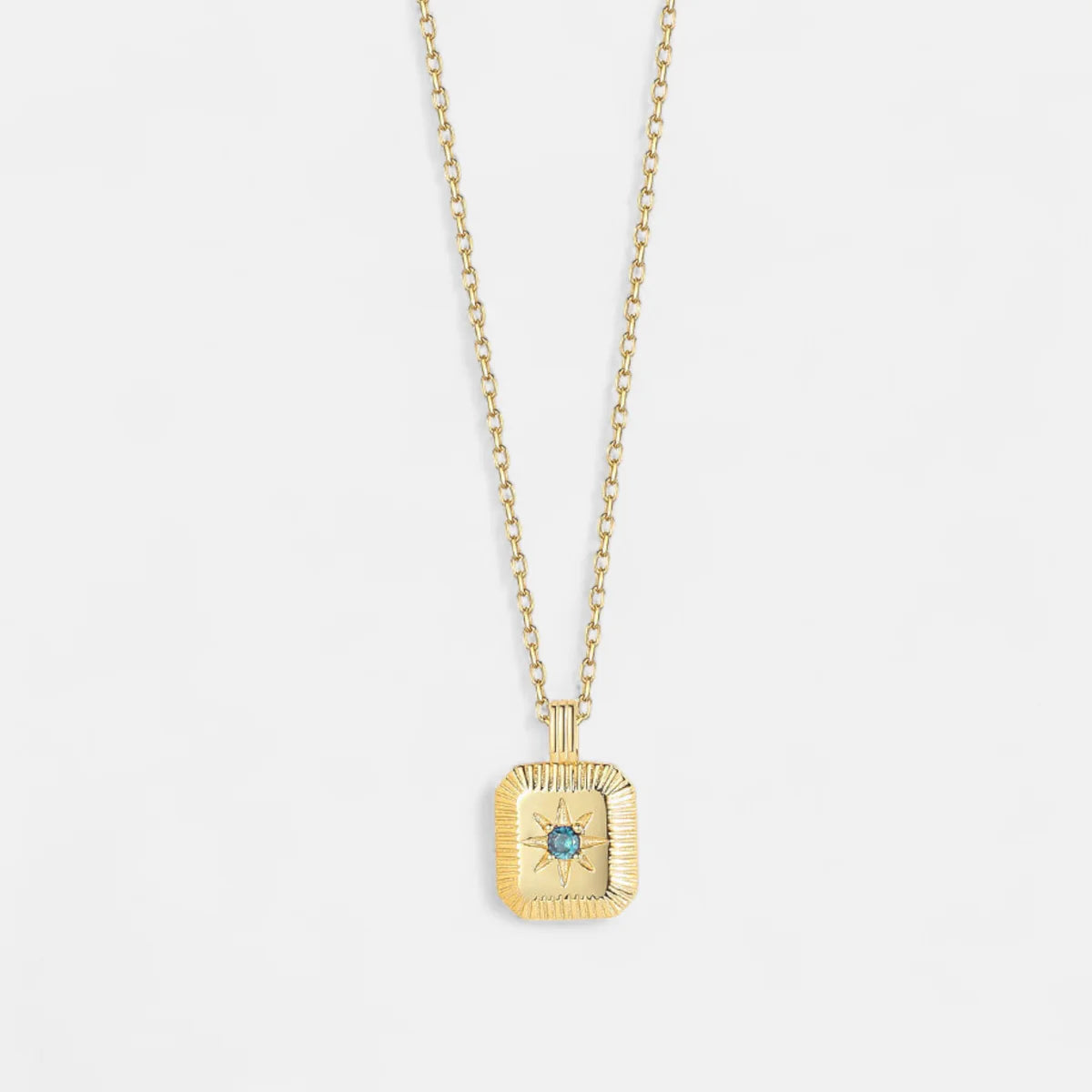 Birthstone December Necklace | 18K for Ladies