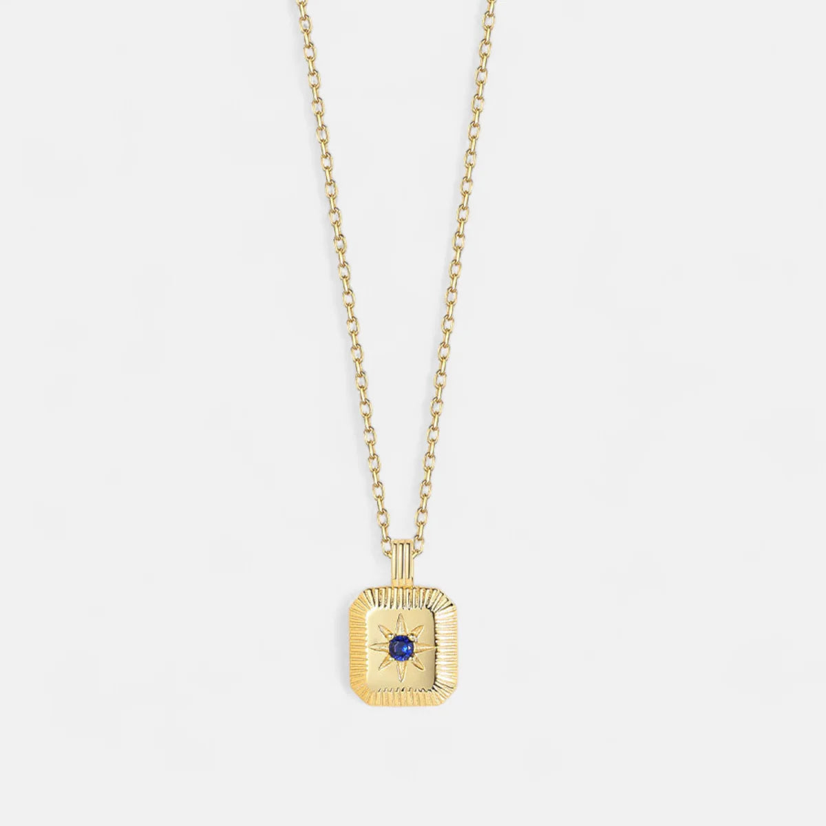 Birthstone September Necklace | 18K for Ladies