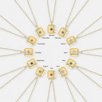 Birthstone September Necklace | 18K for Ladies