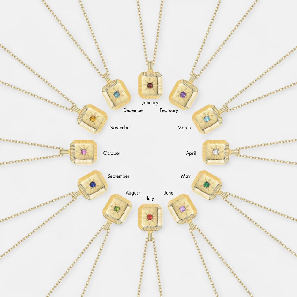 Birthstone September Necklace | 18K for Ladies