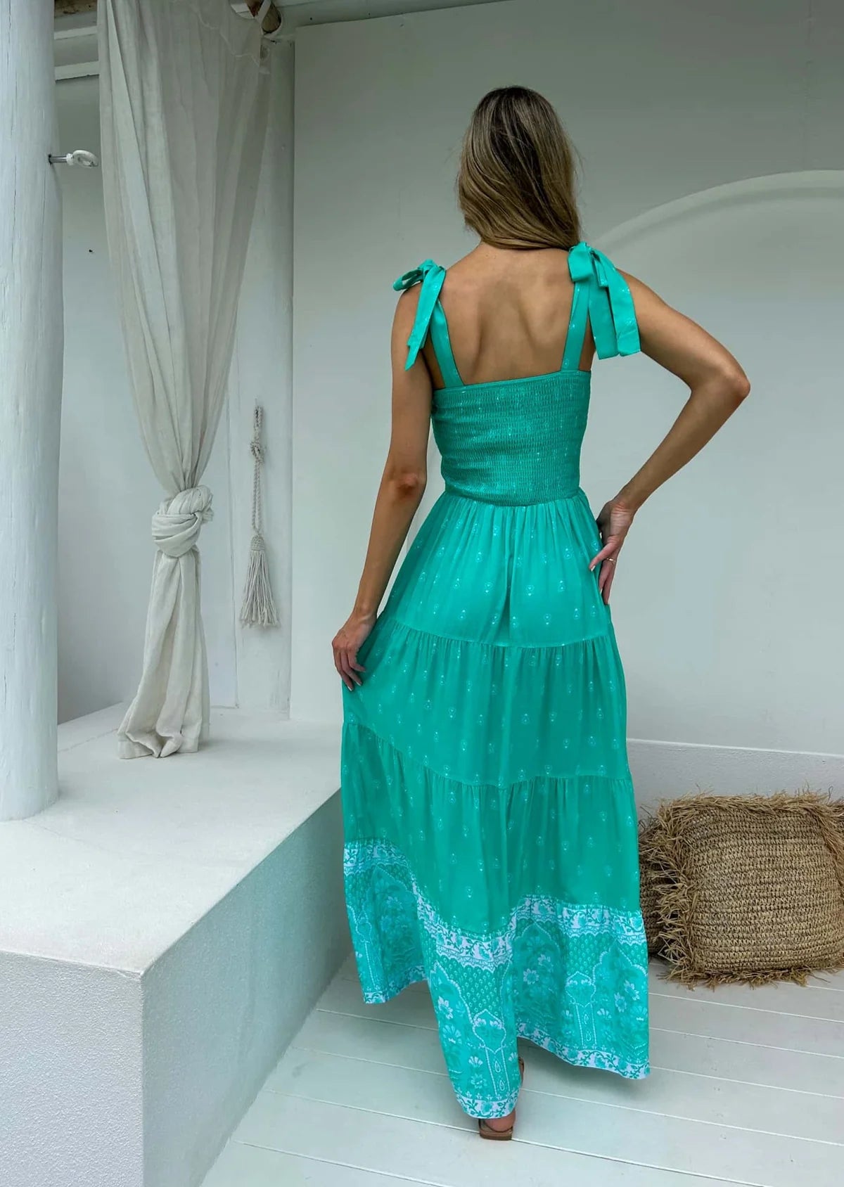 CAMILLE MAXI DRESS- ALLURE GREEN