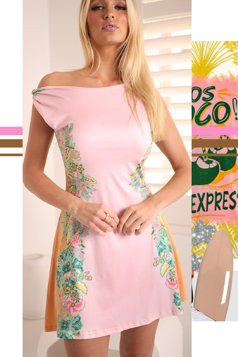 GIA PINK- MINI DRESS