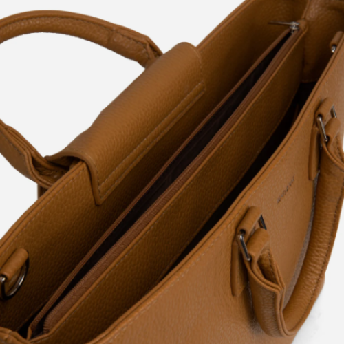 MATT & NAT | SEVYN Vegan Satchel – Purity – Amber