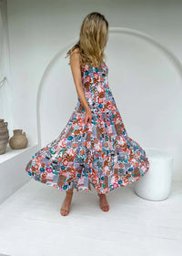 GEORGIE MIDI DRESS - EXCLUSIVE RIO PRINT