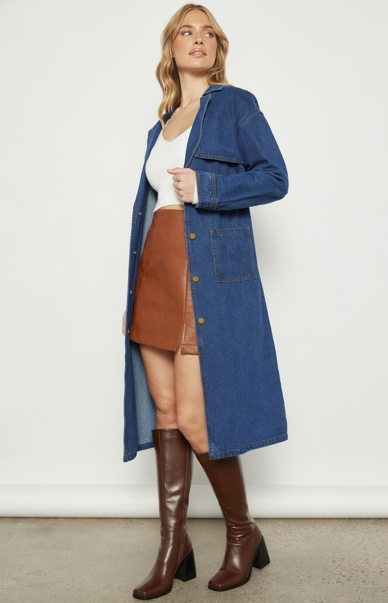 DONATELLA DENIM COAT