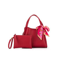 Astrid Raspberry 2 Piece Handbag