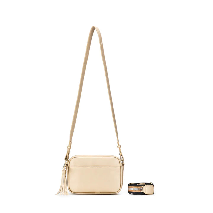 Raven Gold Crossbody Bag